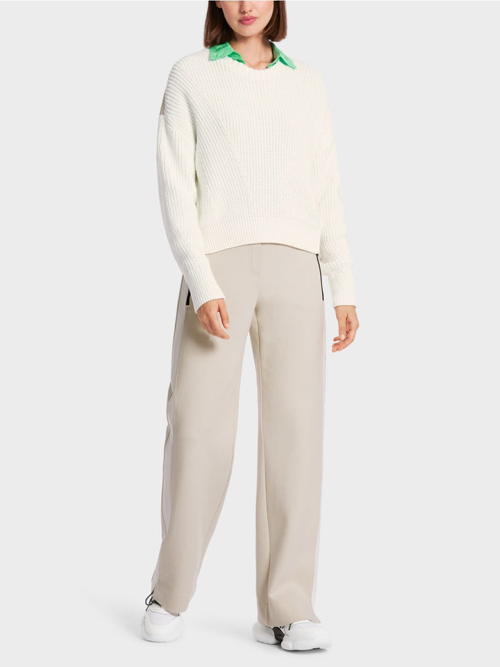 Marc Cain : WS 41.01 M04 Sweater Off White