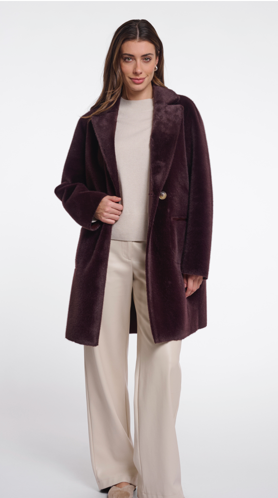 Rino &amp; Pelle | Ivon reversible coat Fudge Cloak