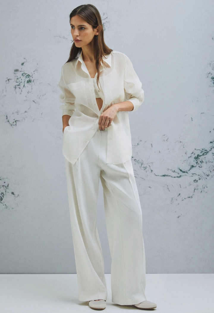 Marella > Alloro Trouser Wool White