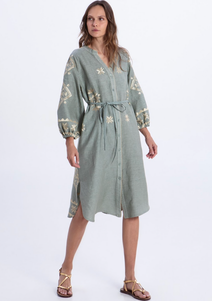 Greek Archaic > 2143242 Shirt sge/gld
