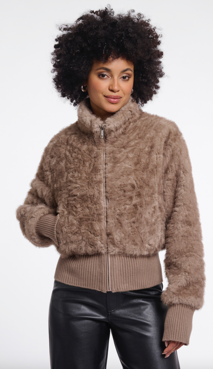 Rino &amp; Pelle | Quirijn short jacket Mocha Latte