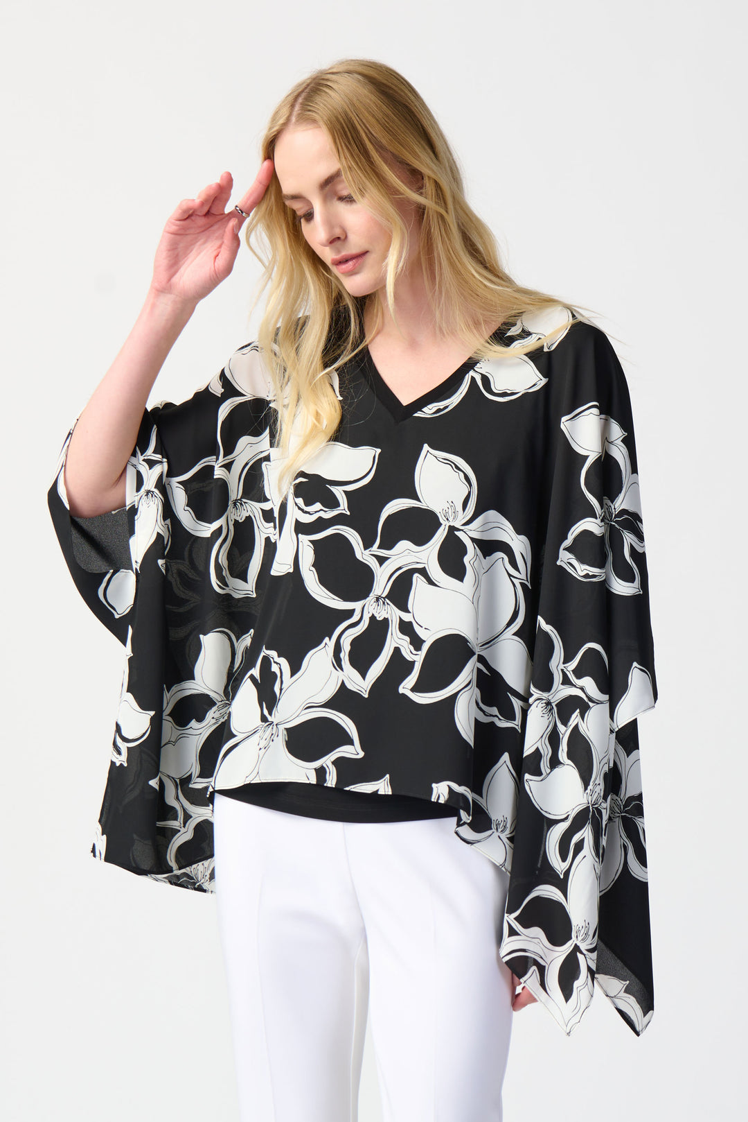 Joseph Ribkoff : Top 241170 Black/Vanilla