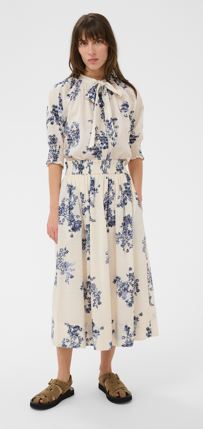 Part Two > Amaia Skirt Blue Flower