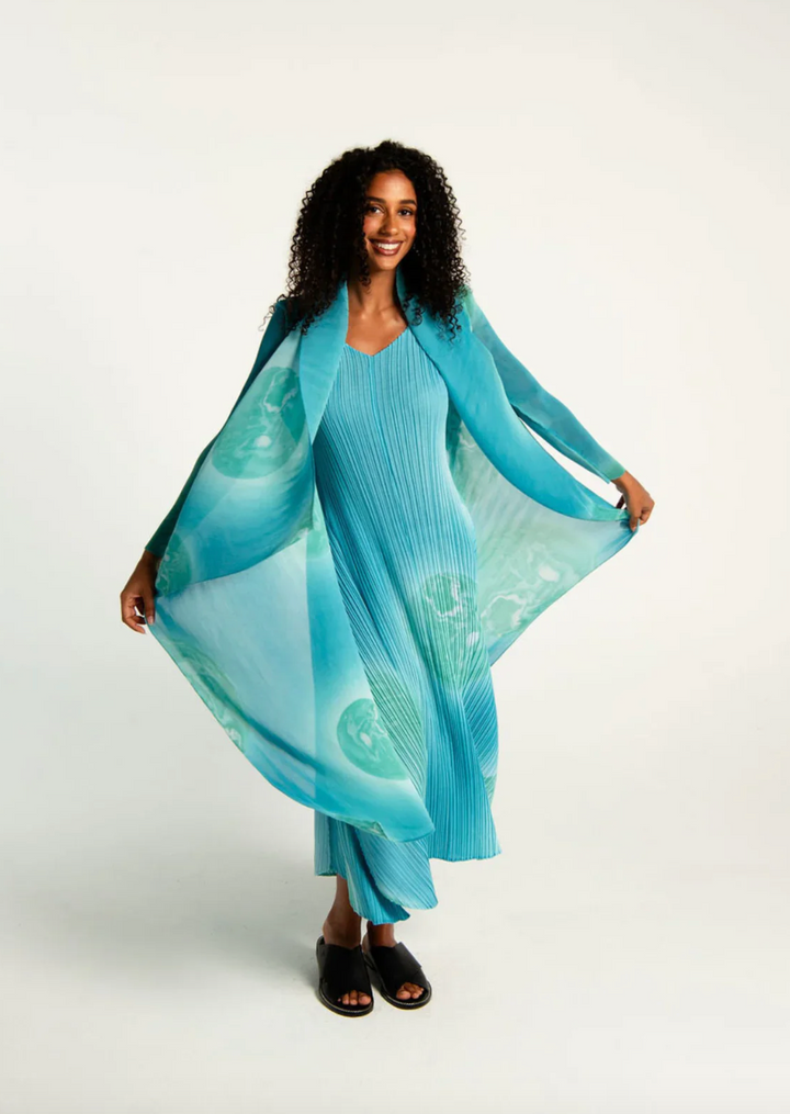 Alquema | Collare Coat / Estrella Dress Mint Planet