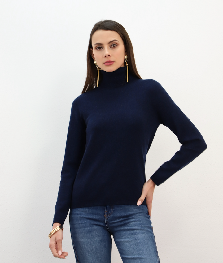 Esthème Cashmere | F01H  Cashmere Fitted Turtleneck