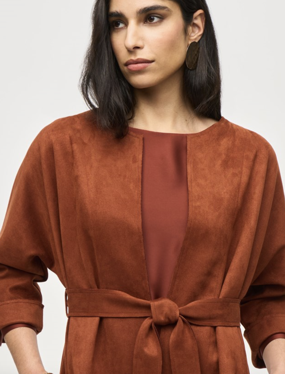 Joseph Ribkoff - Coat 243037 Cinnamon