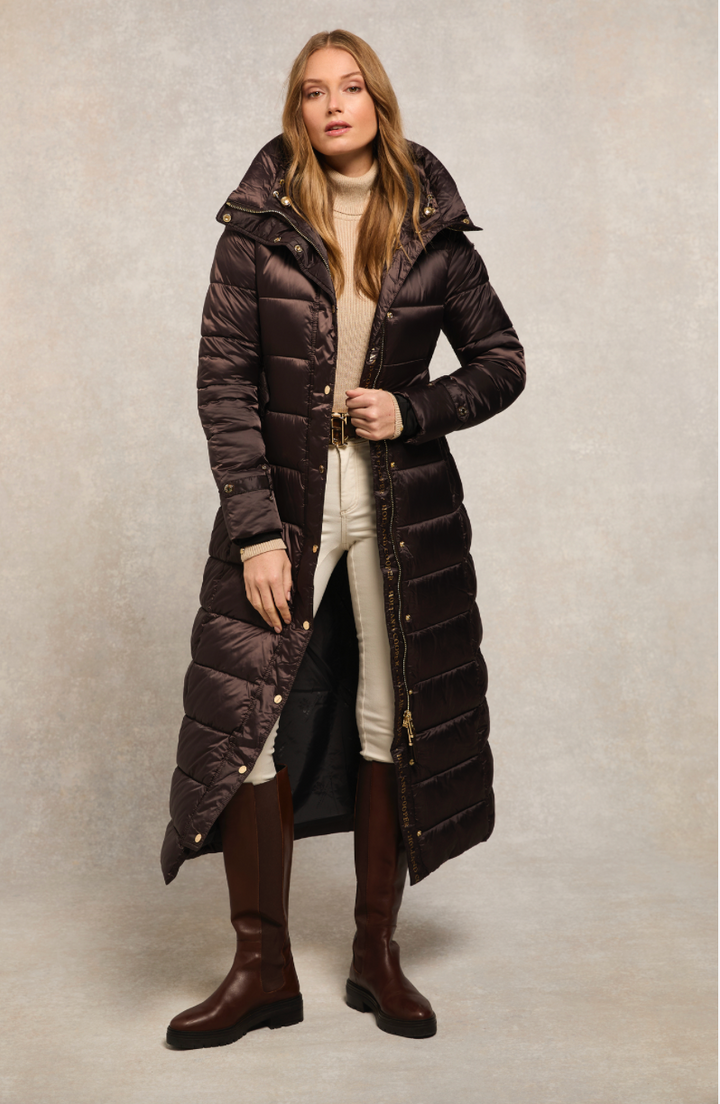 Holland Cooper | Arosa Coat Heraldic Chocolate
