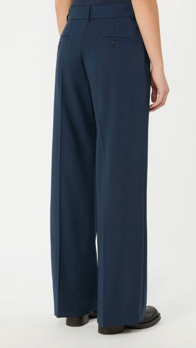 Weekend Max Mara | Visivo Wool Trousers Navy