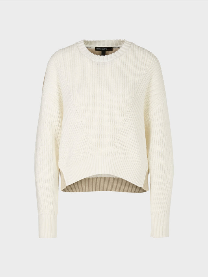Marc Cain : WS 41.01 M04 Sweater Off White