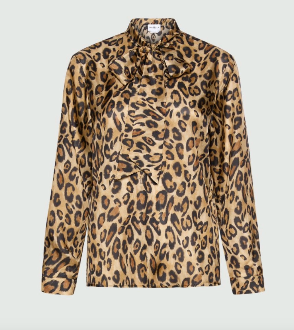 Marella | Nastro Shirt Beige Spotted