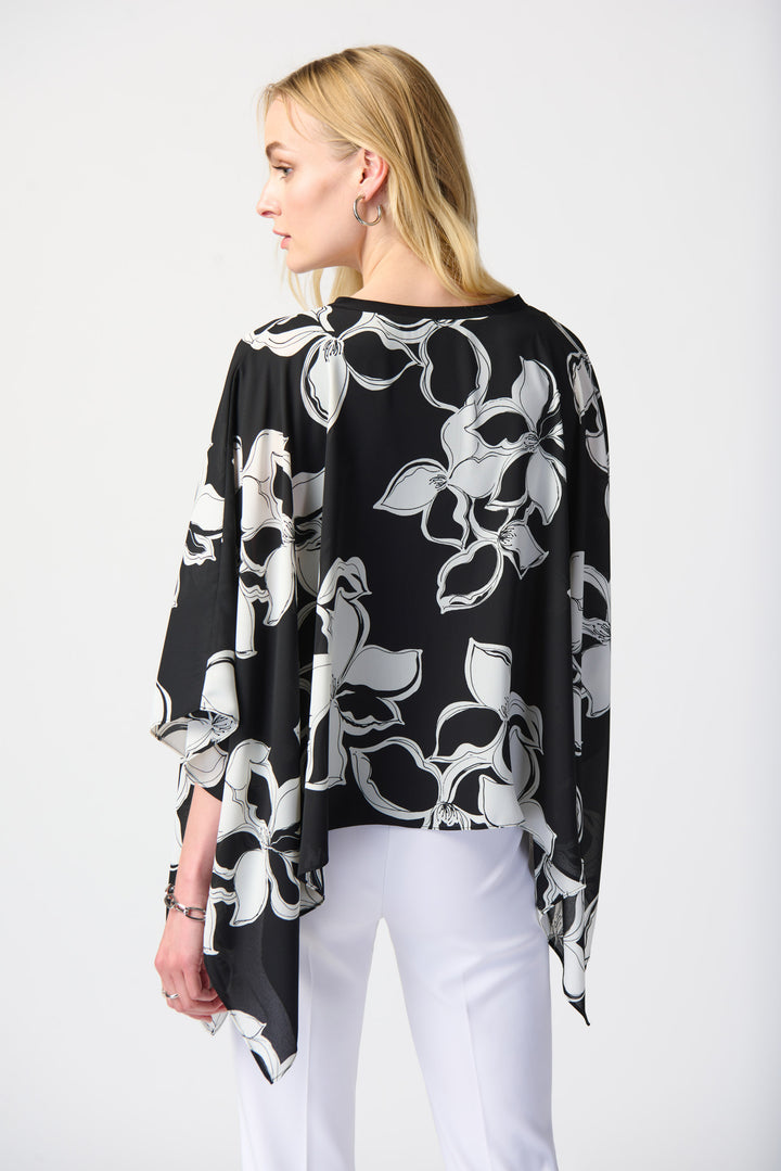 Joseph Ribkoff : Top 241170 Black/Vanilla