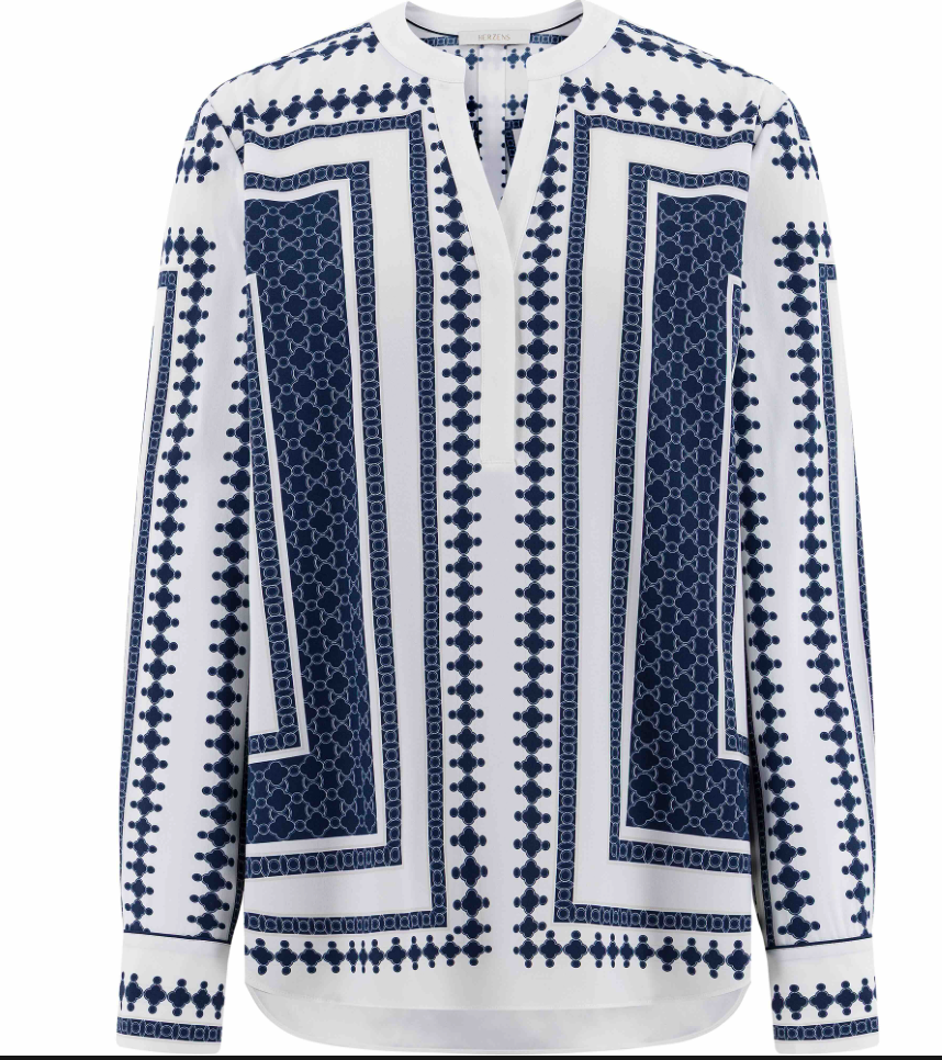 Herzens Angelegenheit | 6062 Silk Blouse Blue