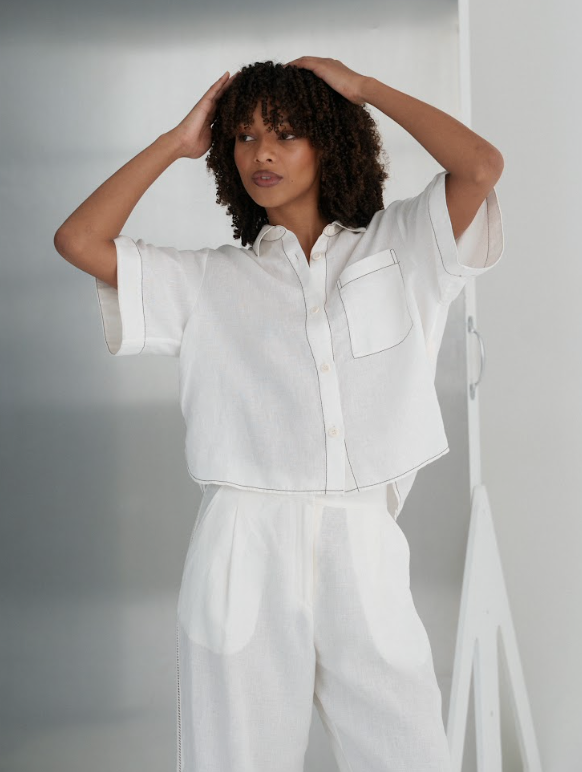 Lilly Pilly > Nika Shirt Ivory