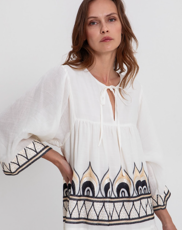 Greek Archaic > 4033165 Dress Nat/Blk