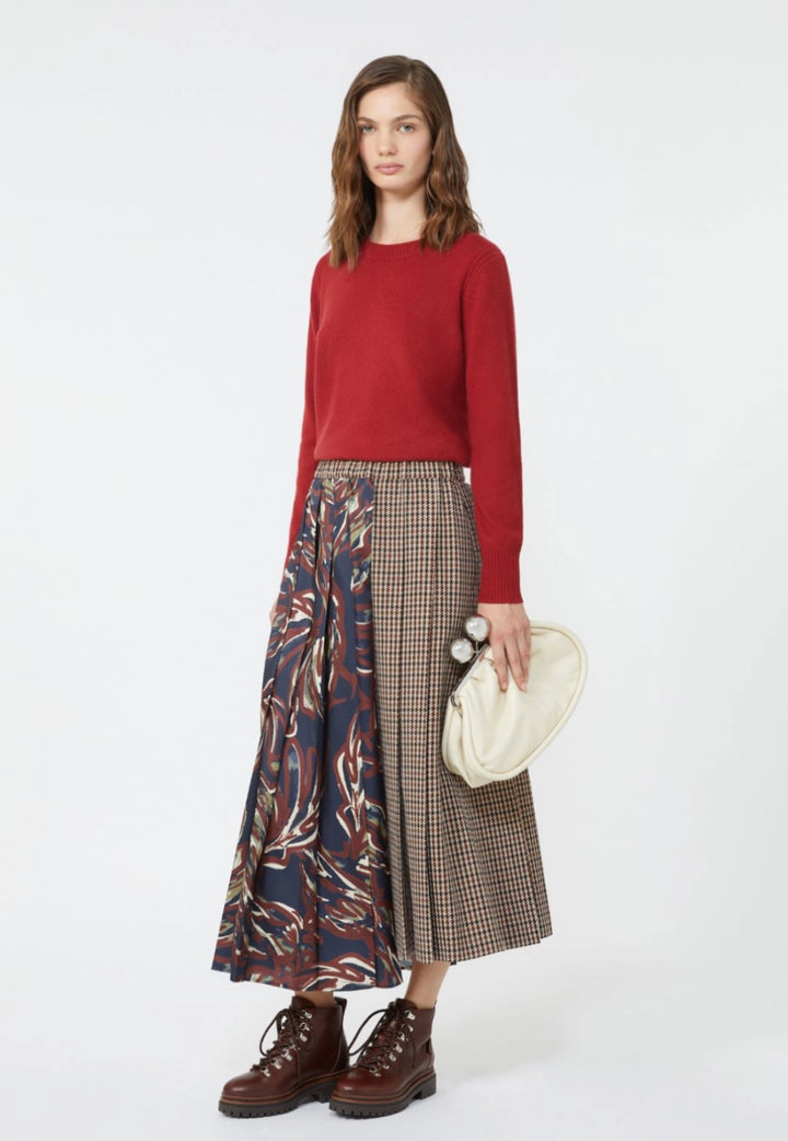 Weekend Max Mara \ Fanale Skirt Red Purple