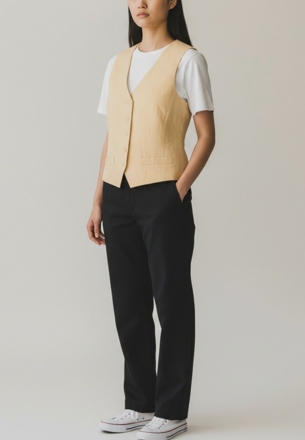 Weekend Max Mara > Pace Waistcoat Yellow