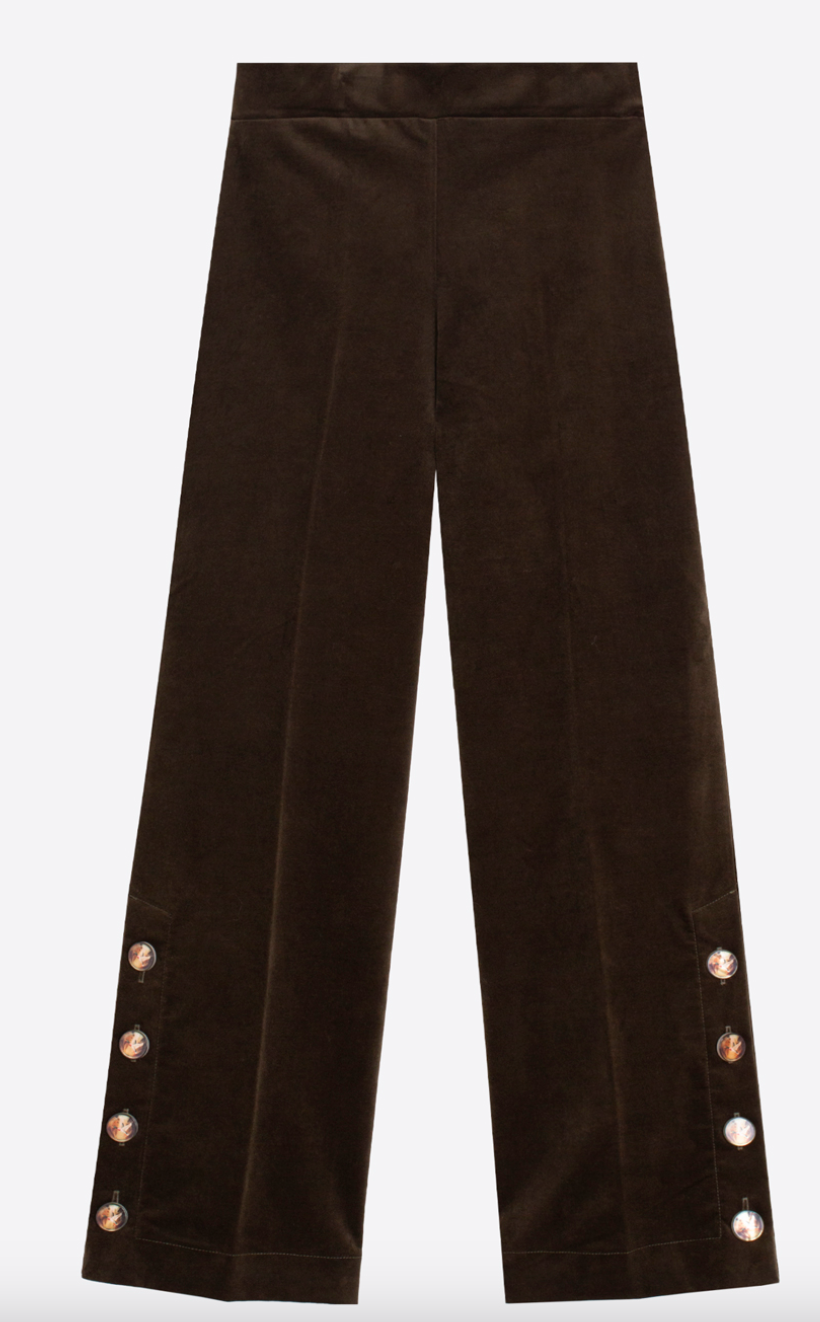 Vilagallo | 34180 Trousers Verde Caza