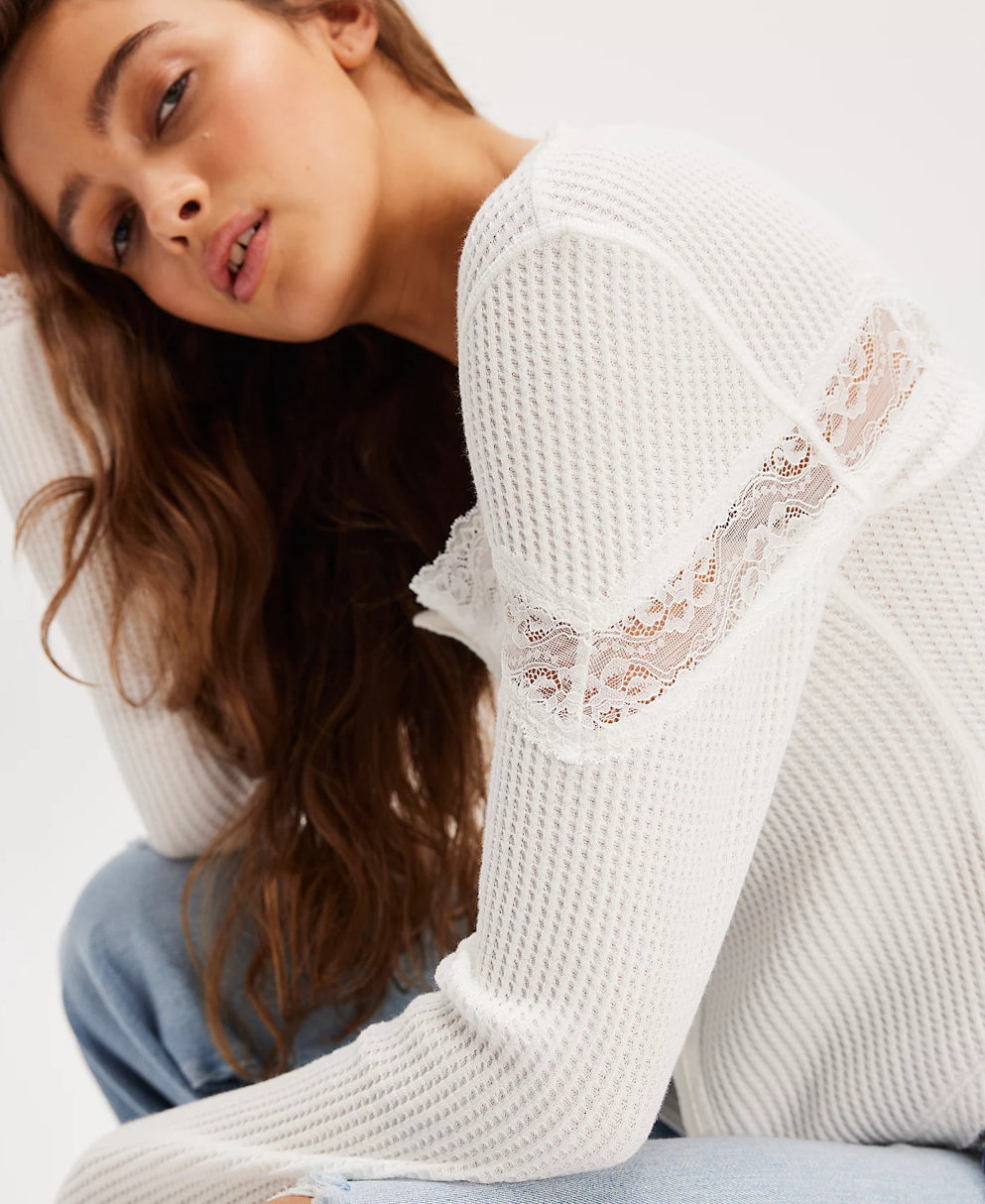 Free People \ Lets Party Cardigan Clean Ivory