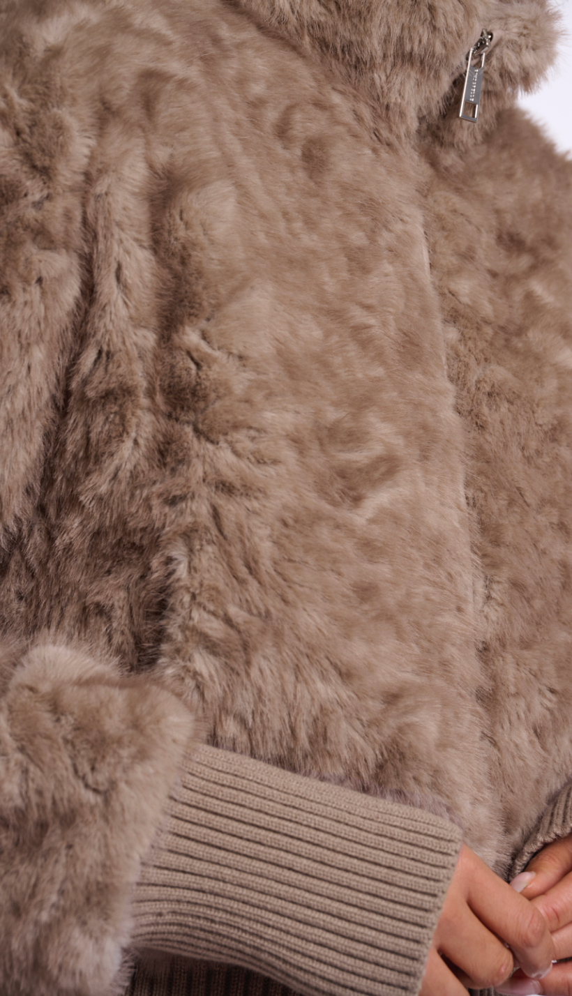 Rino &amp; Pelle | Quirijn short jacket Mocha Latte