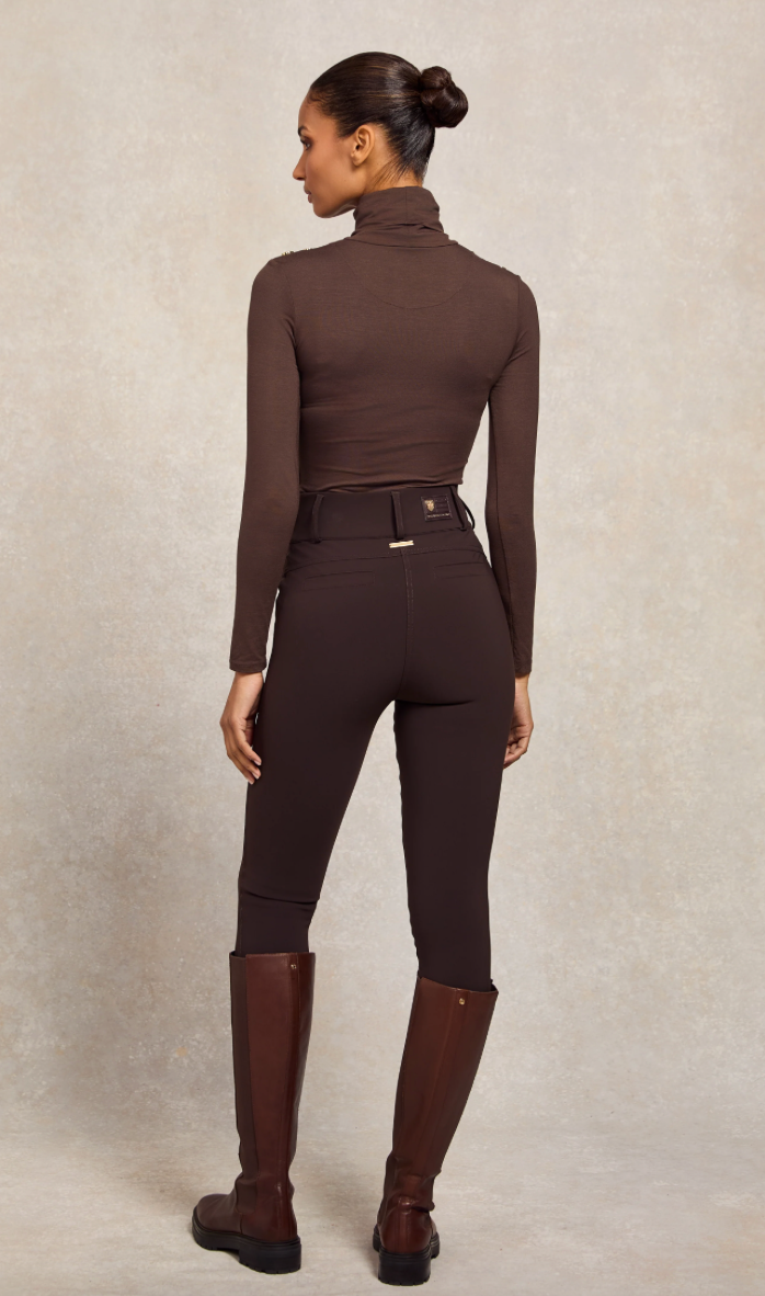 Holland Cooper | Contour Trouser Chocolate