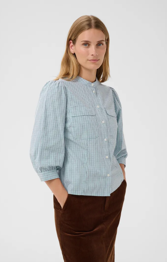 Part Two | Chinette Shirt Grey Dawn Check