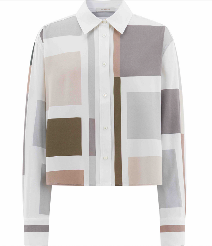 Herzens Angelegenheit | 6060 Silk Blouse Limestone