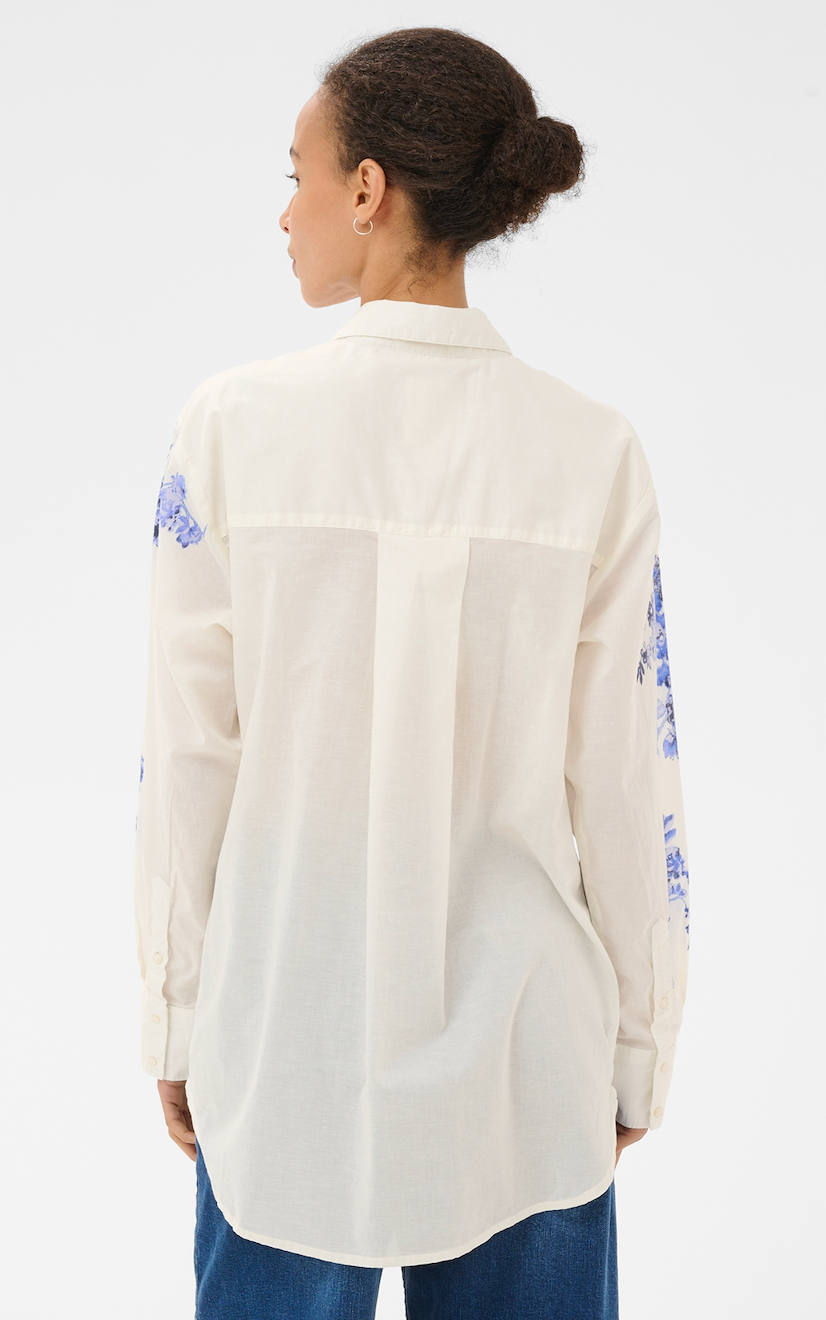 Part Two > Aleia Shirt Blue Flower