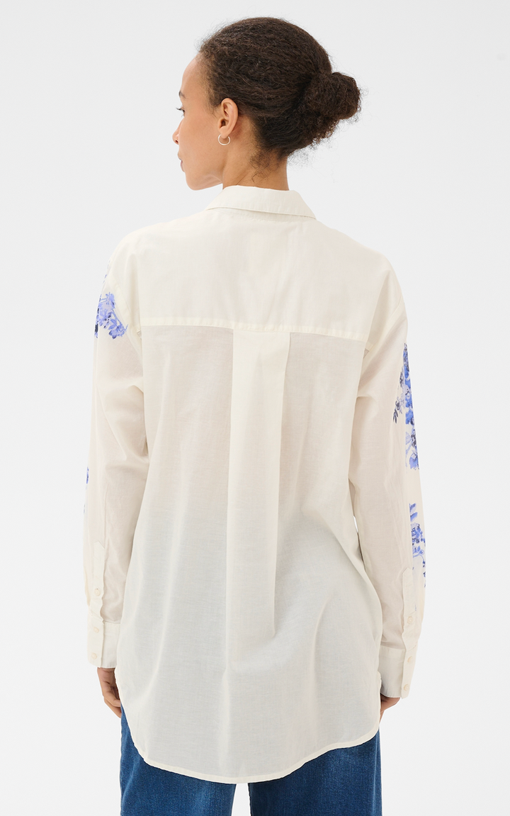 Part Two > Aleia Shirt Blue Flower