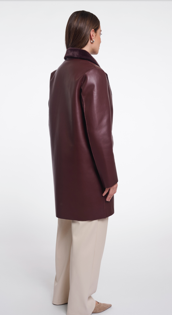 Rino &amp; Pelle | Ivon reversible coat Fudge Cloak