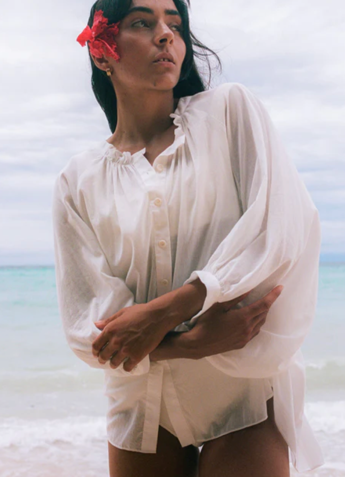 Lilly Pilly > Thalia Shirt Ivory