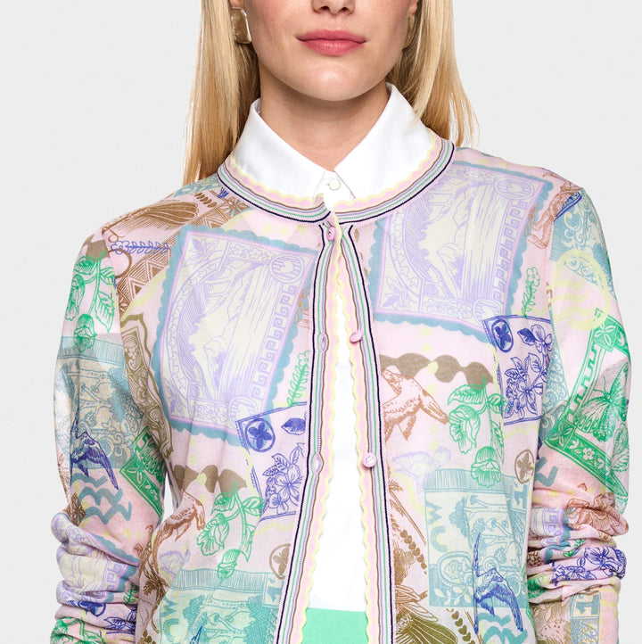 Marc Cain > AC 39.08 M16 Cardigan Pink Tuille