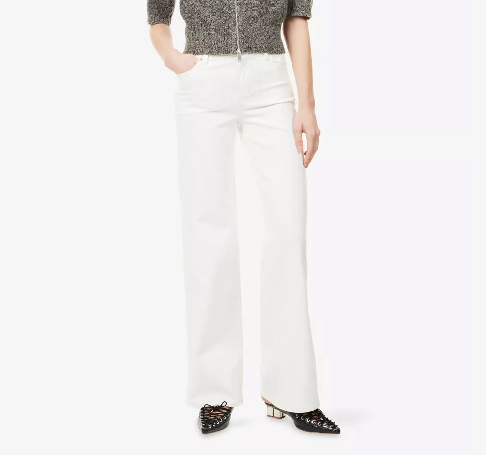 Frame > Slim Palazzo  Natural